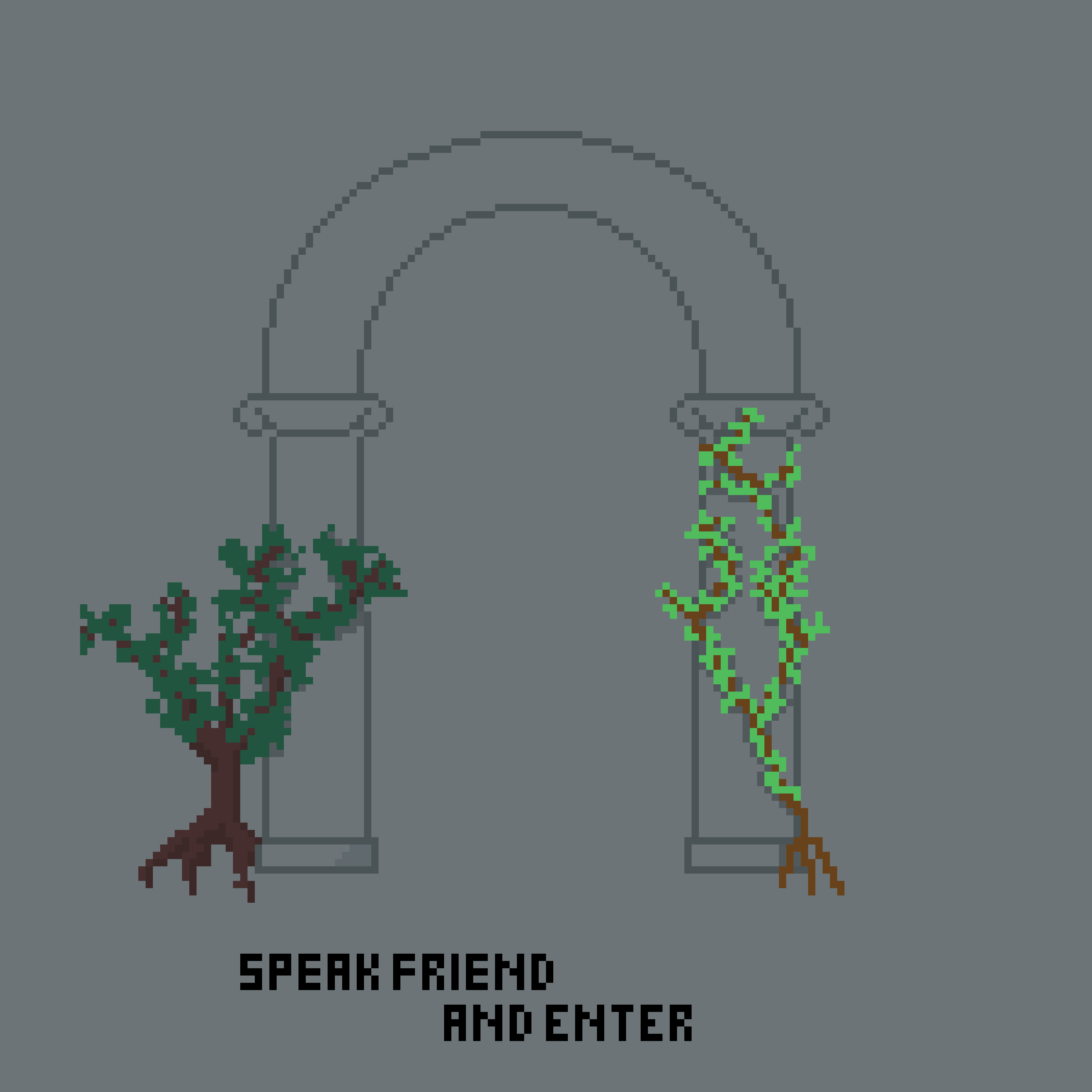 gif of elven door